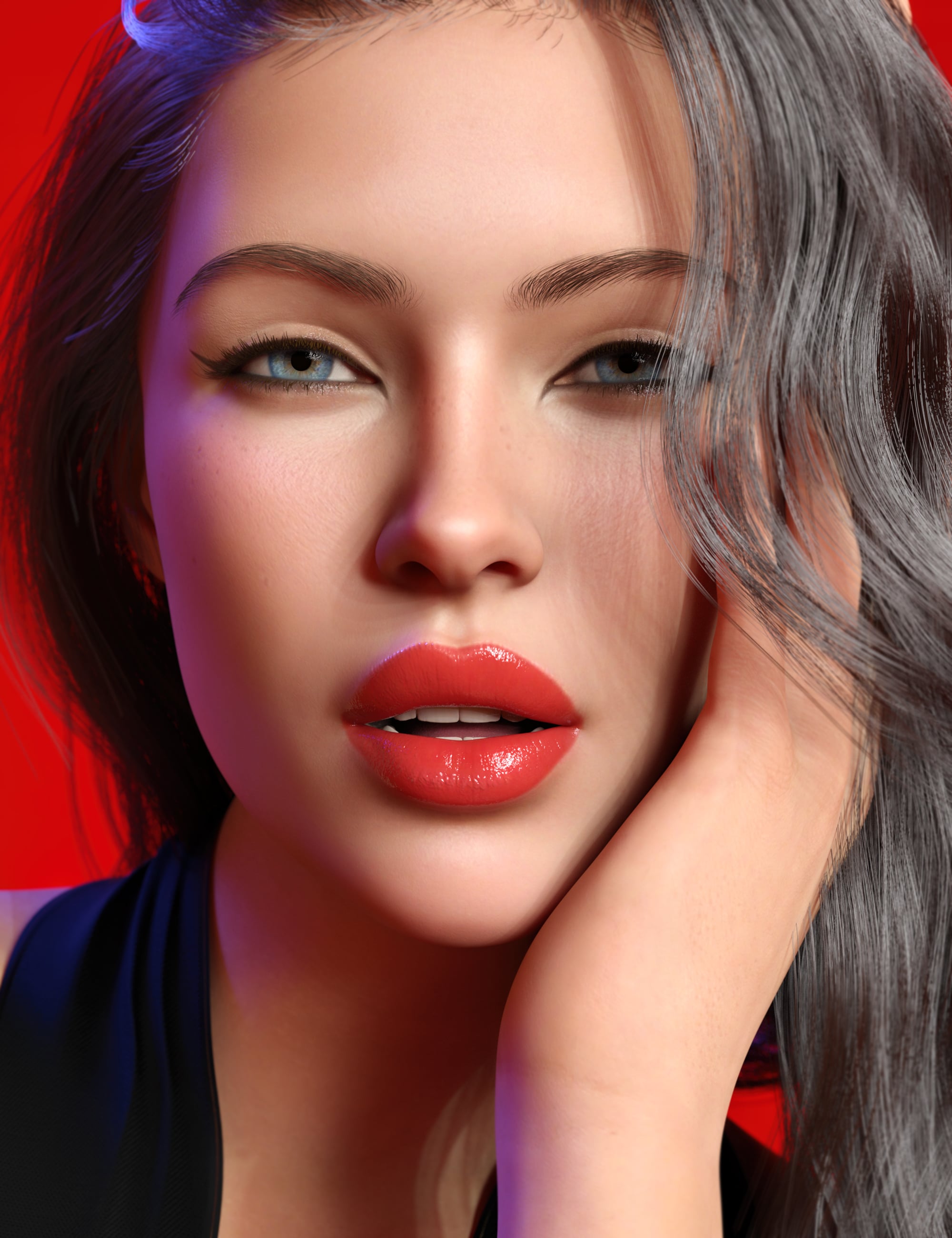 Z Basic Emotions Love and Romance Expressions for Genesis 9 by: Zeddicuss, 3D Models by Daz 3D