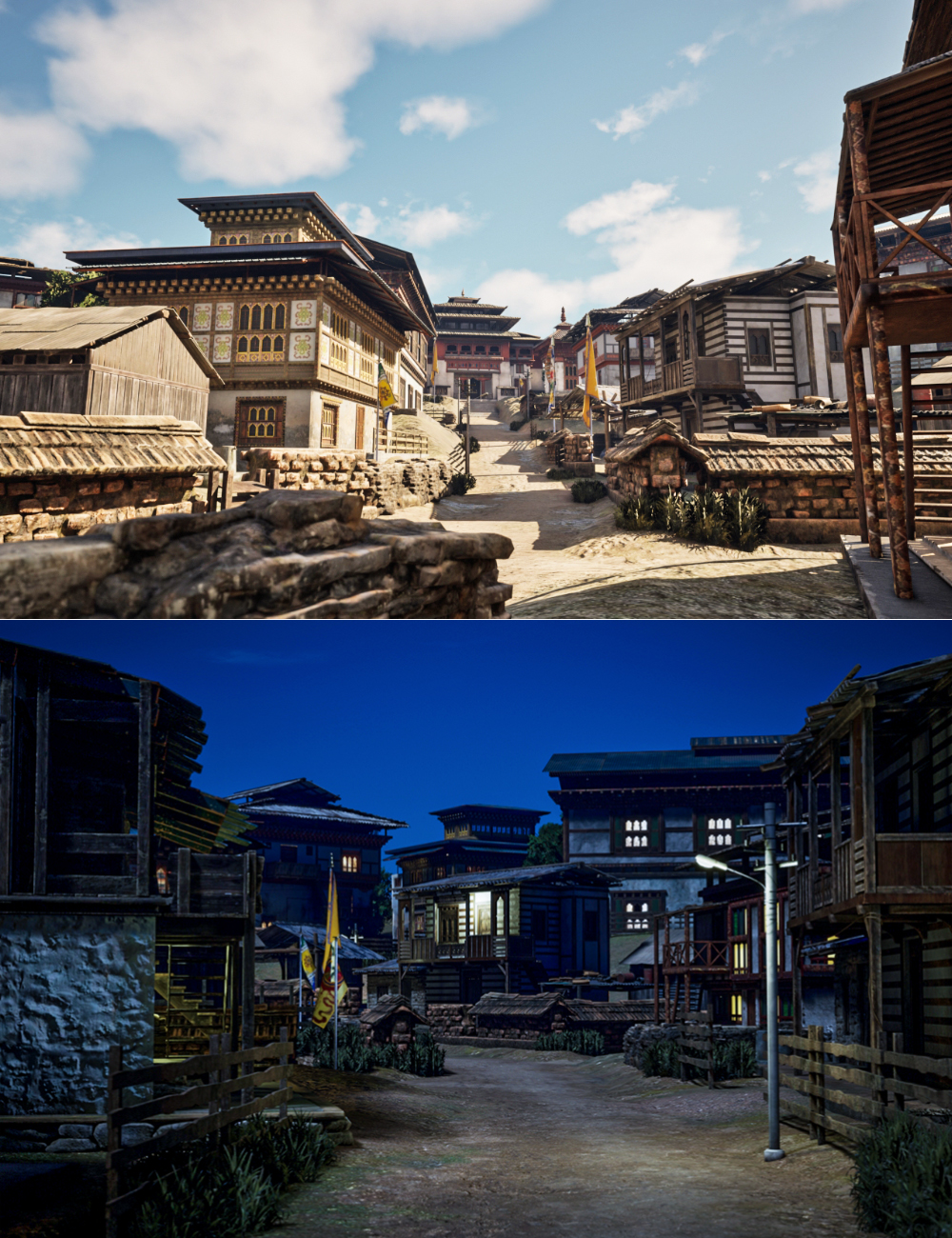 XI Bhutan Street by: Xivon, 3D Models by Daz 3D