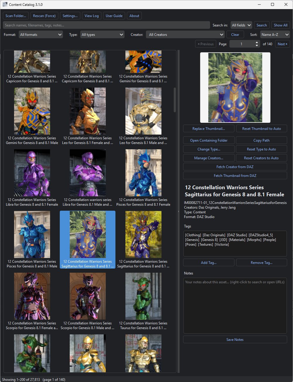 Content Catalog (Windows) by: Doctor Jellybean, 3D Models by Daz 3D