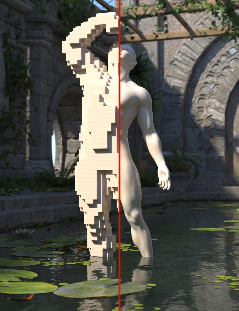 Voxelizer by: RiverSoft Art, 3D Models by Daz 3D