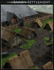 Saxon Settlement by Merlin Saxon Settlement by Merlin by: Merlin Studios, 3D Models by Daz 3D