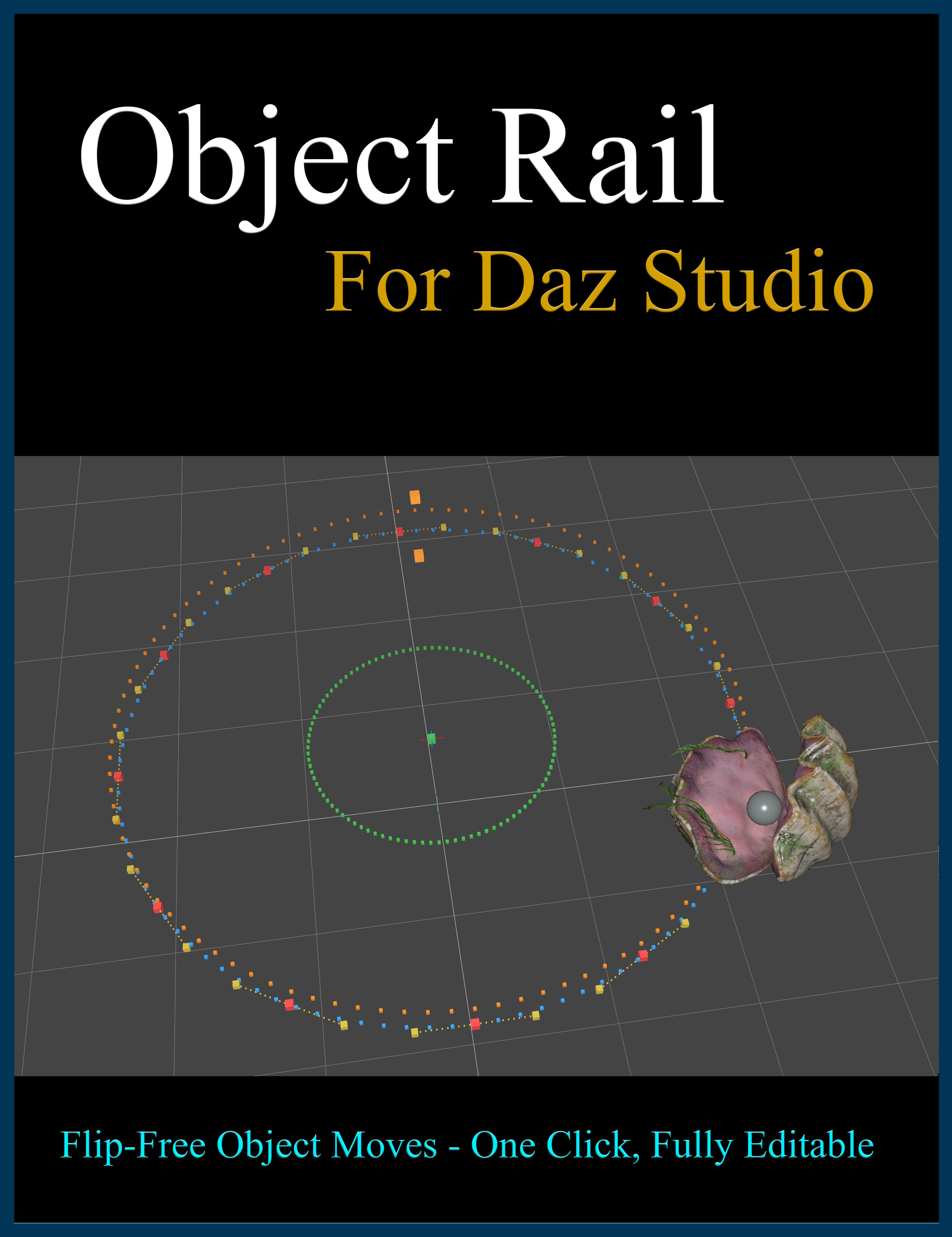 Object Rail - Flip-Free Object Motion Path Editor by: EZ3DTV, 3D Models by Daz 3D