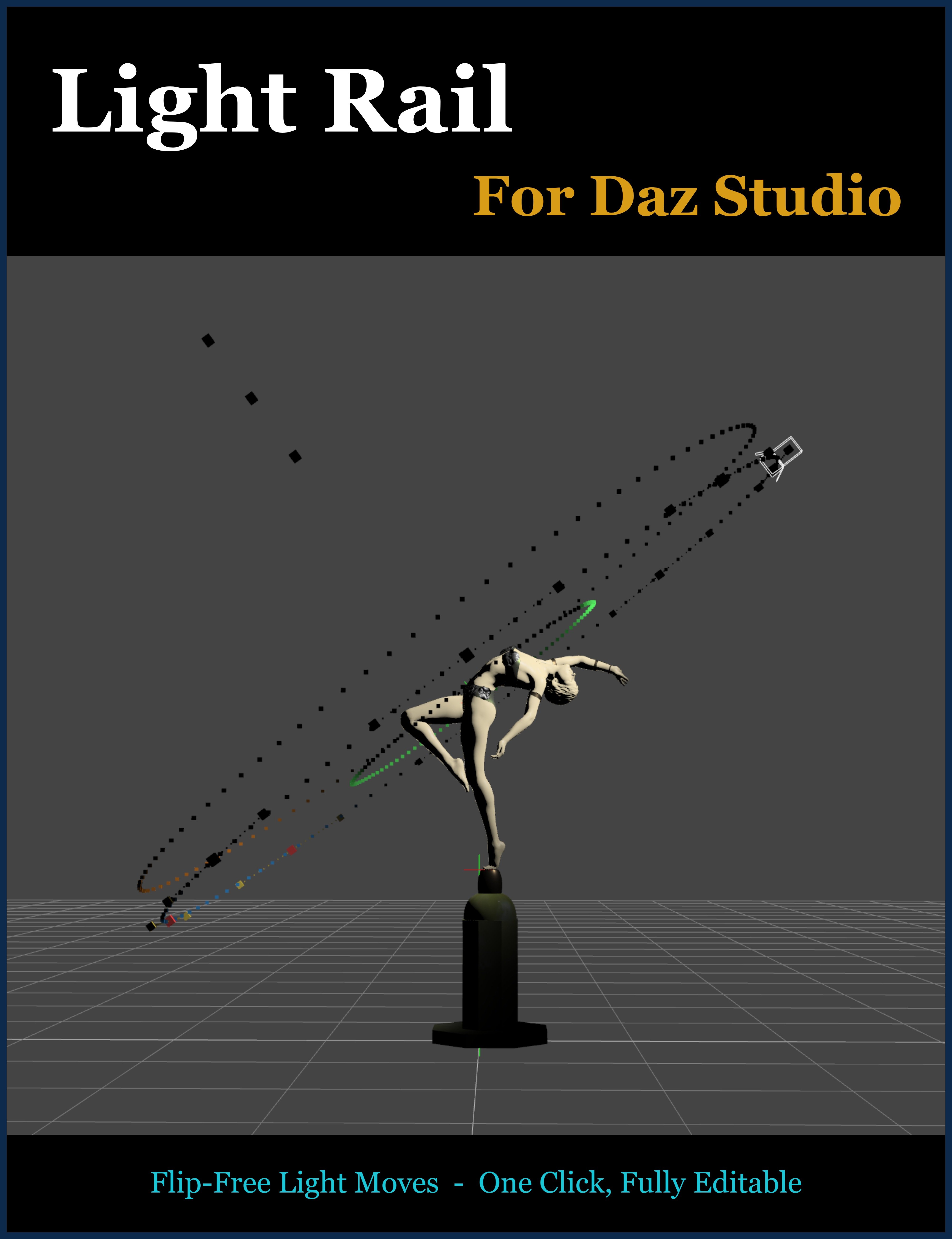 Light Rail - Flip-Free Light Motion Path Editor by: EZ3DTV, 3D Models by Daz 3D