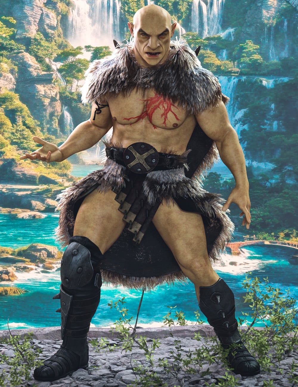 PN Thundor for Genesis 9 by: Pendragon, 3D Models by Daz 3D