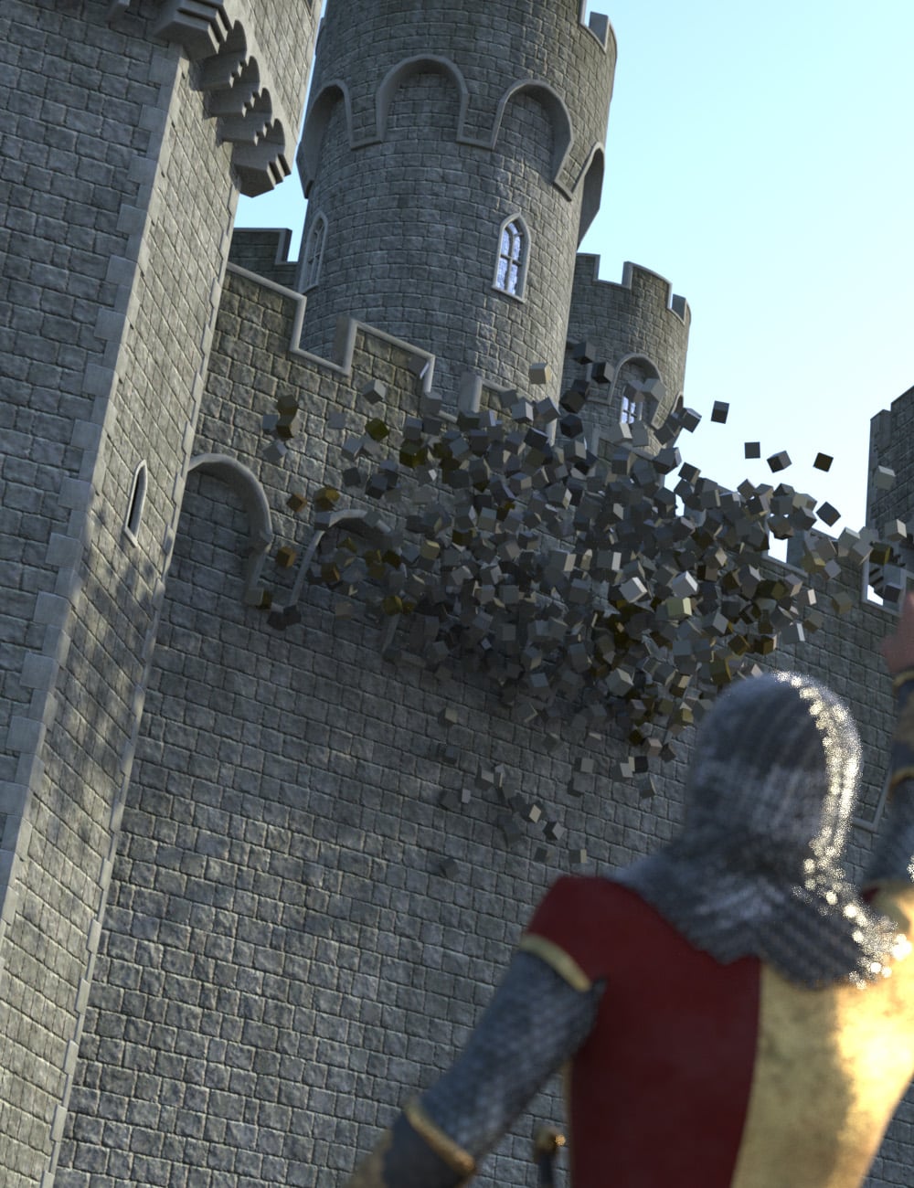 Voxelizer Dynamics by: RiverSoft Art, 3D Models by Daz 3D