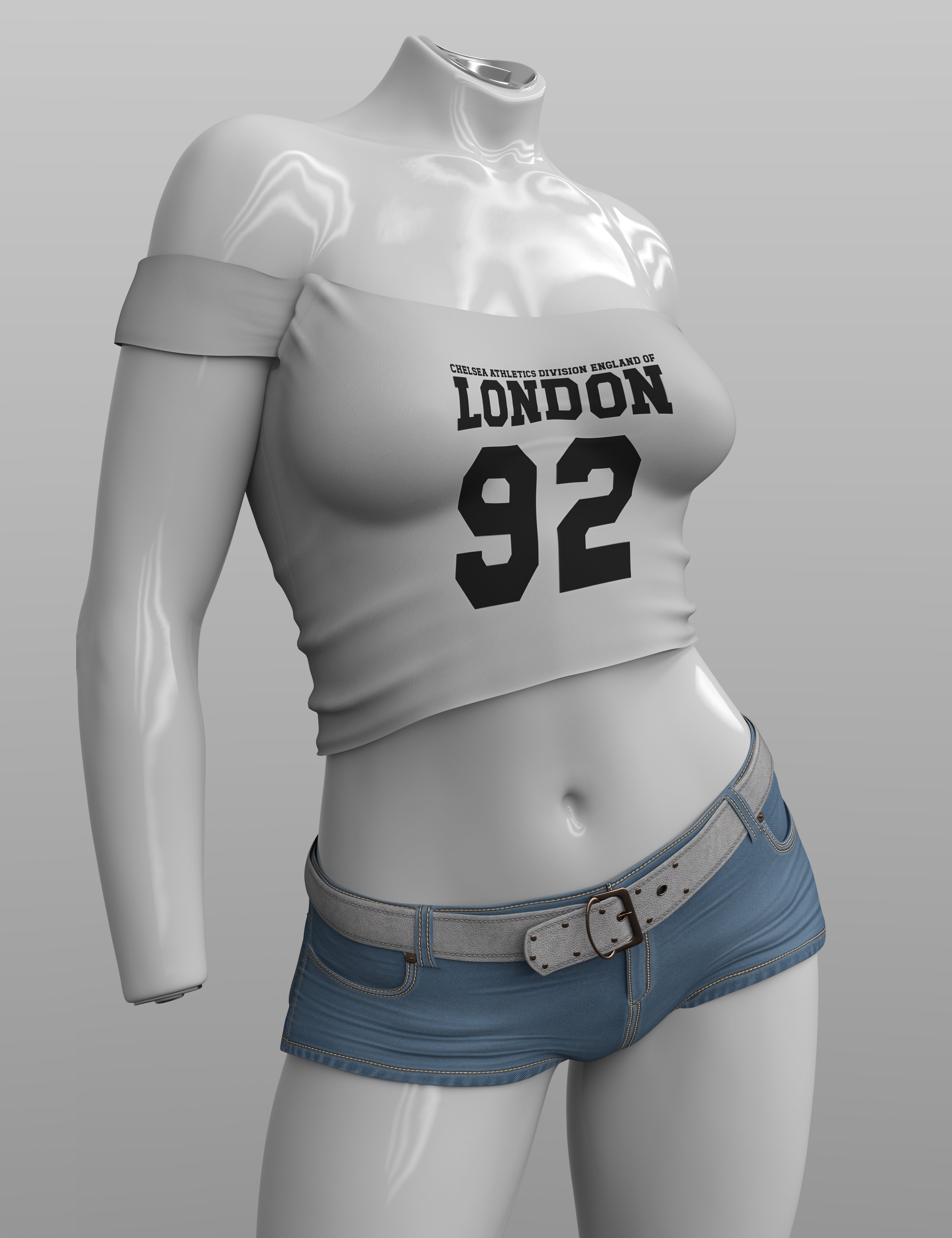 F3D Street Beat Outfit for Genesis 9, 8 and 8.1 Female by: Fashionista 3D, 3D Models by Daz 3D