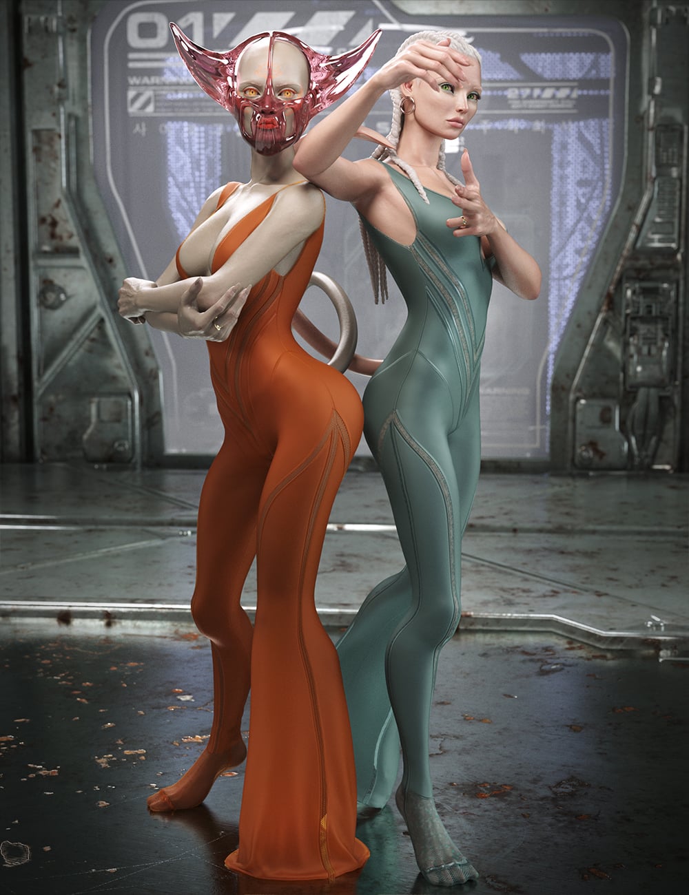 The Vi Space Bundle by: Chrryt, 3D Models by Daz 3D