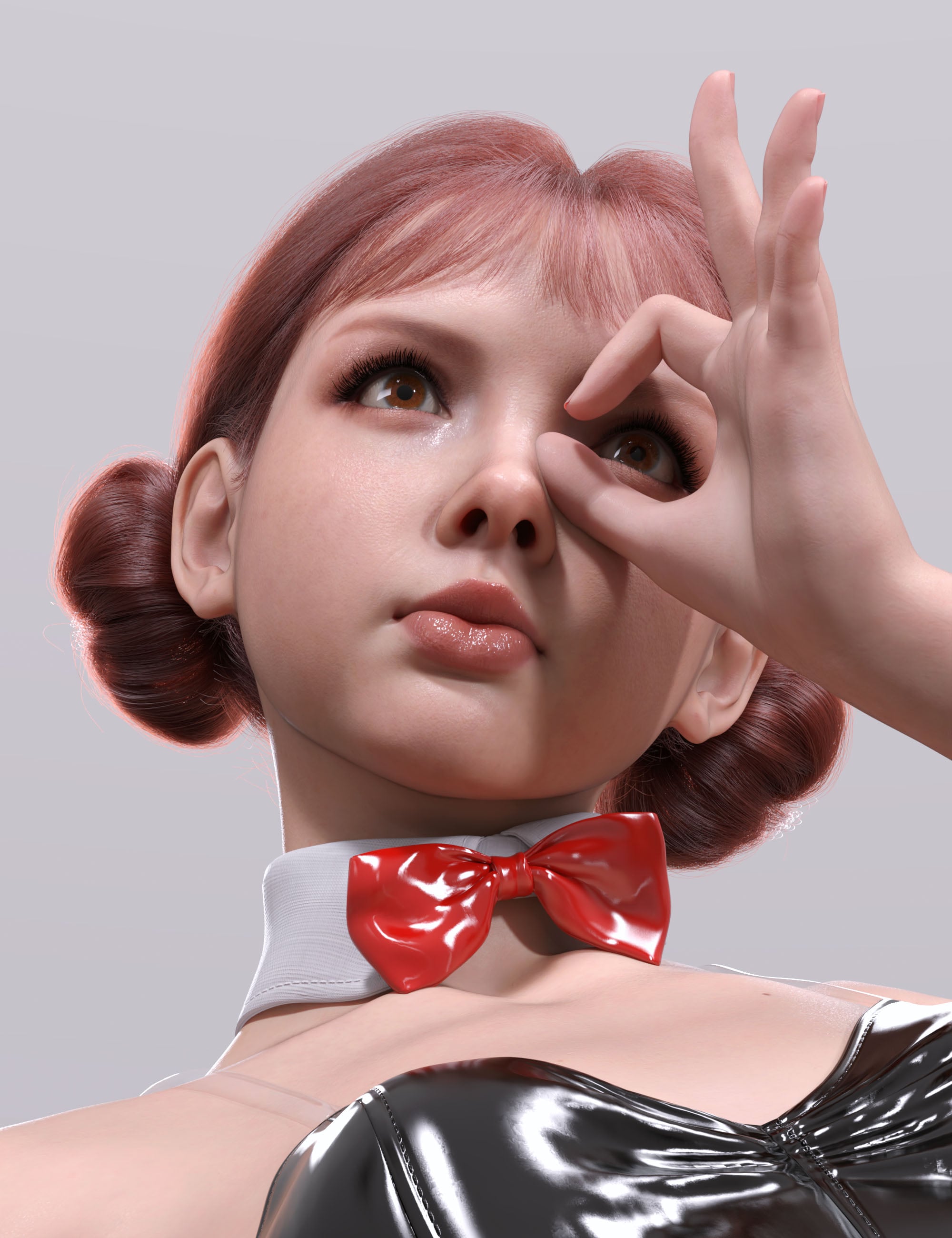 AK dForce Delicate Hair for Genesis 9 by: Art Ken, 3D Models by Daz 3D
