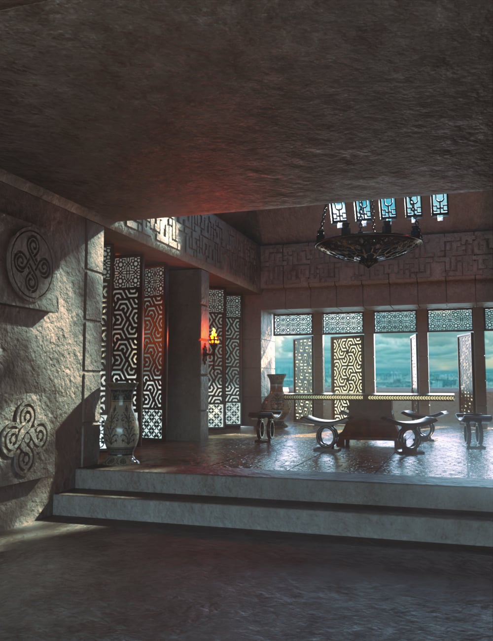 Myrathen Temple by: Digitallab3D, 3D Models by Daz 3D