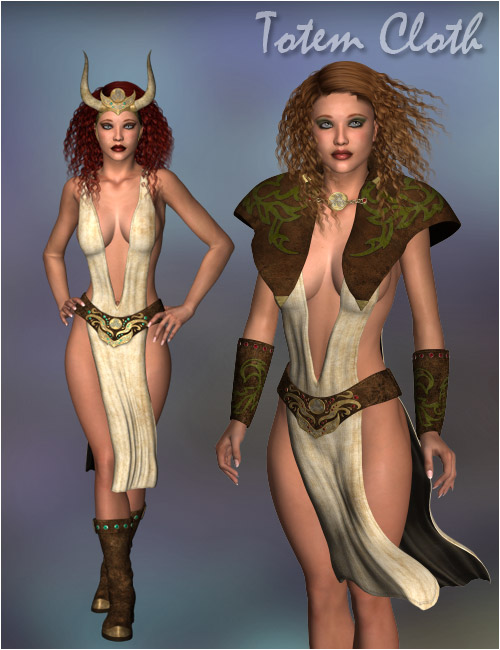 DMR Totem Cloth DMR Totem Cloth by: Daniemarforno, 3D Models by Daz 3D