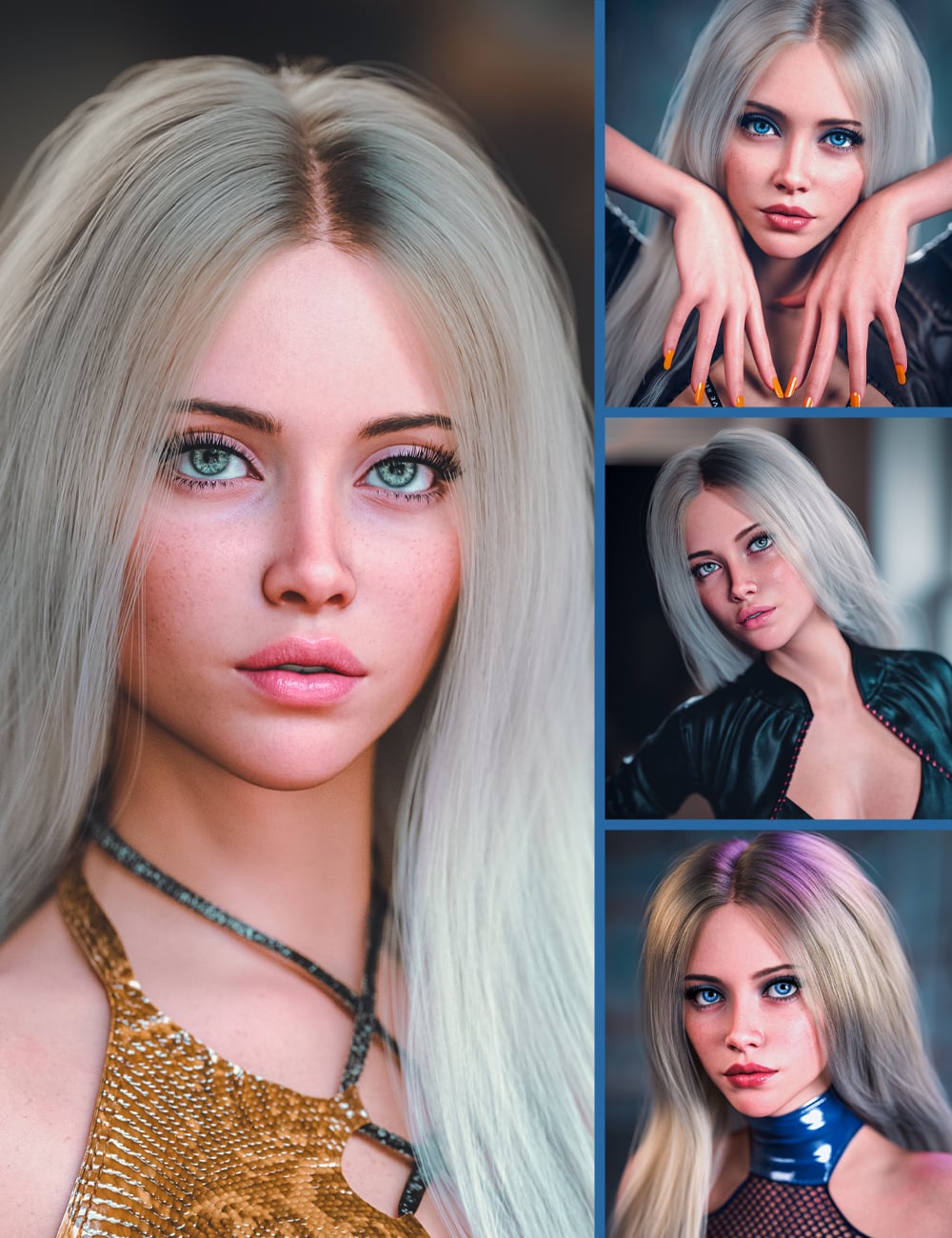 CJ Zoey 8K HD for Genesis 9 by: Colm Jackson, 3D Models by Daz 3D