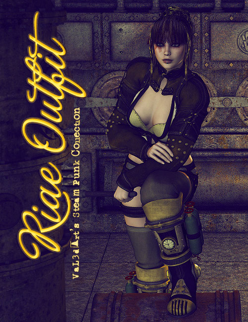 Riae Outfit Riae Outfit by: Val3dart, 3D Models by Daz 3D