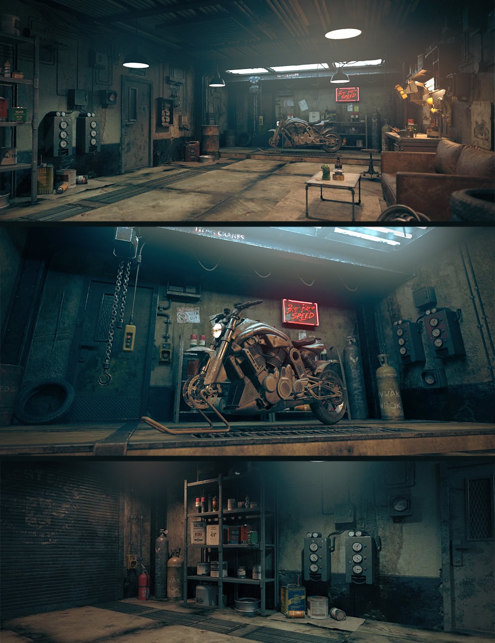 Polish Wasteland Workshop by: Polish, 3D Models by Daz 3D