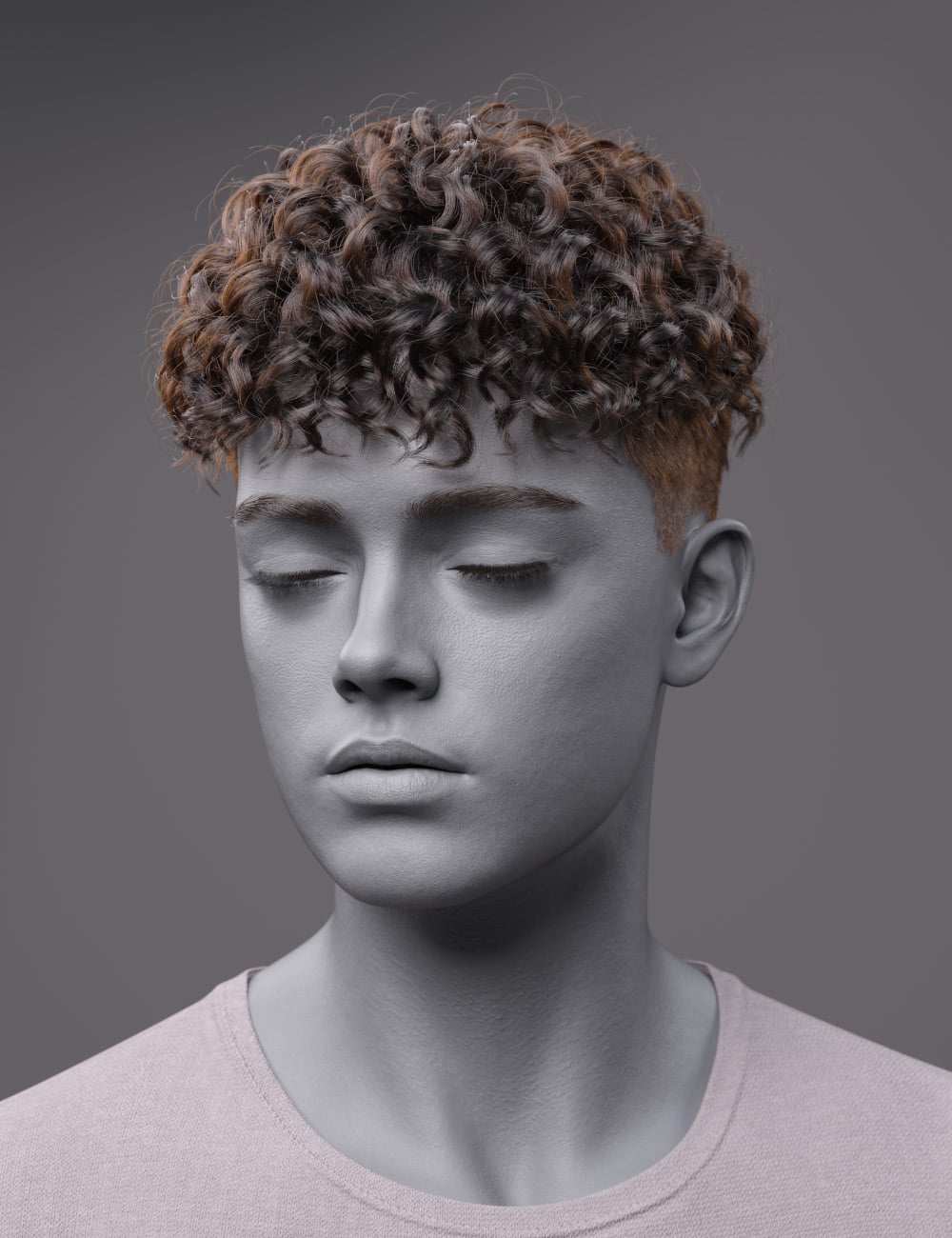 FV dForce Lush Crop Hair for Genesis 9 by: ForlornVoid, 3D Models by Daz 3D