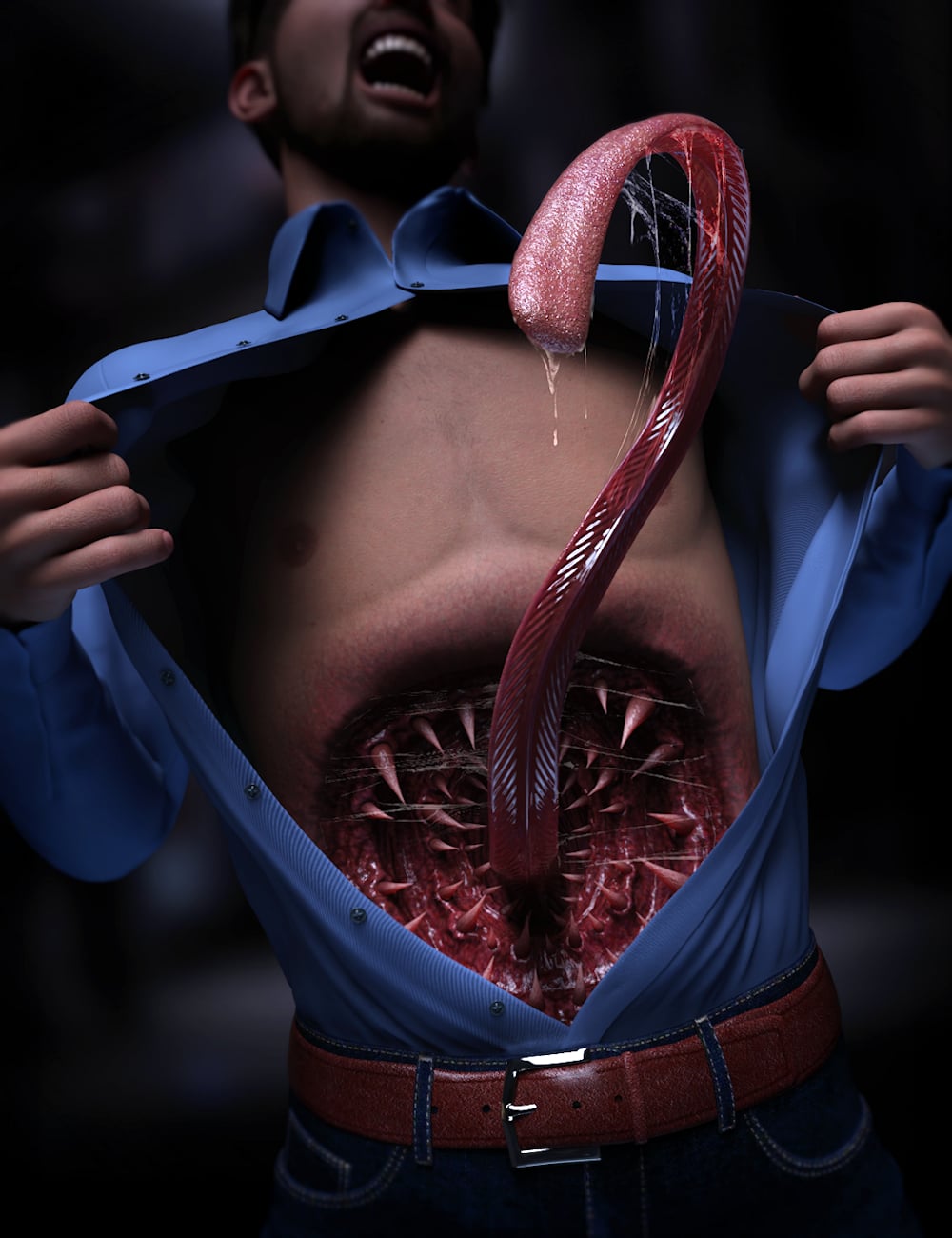 Beast Of The Belly for Genesis 9 by: Mechasar, 3D Models by Daz 3D