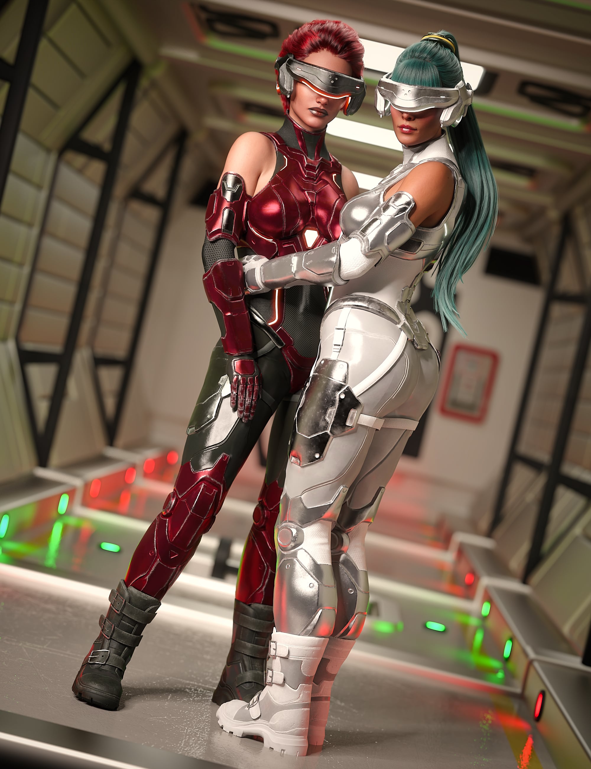 Princess Series Phantom Mercenary Outfit Add On by: Princess_pa, 3D Models by Daz 3D