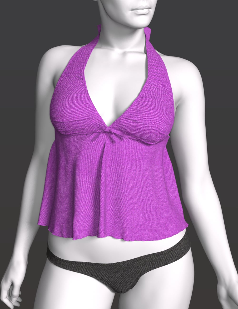 SPR Halter Neck Bow Swimsuit for Genesis 9 by: Sprite, 3D Models by Daz 3D