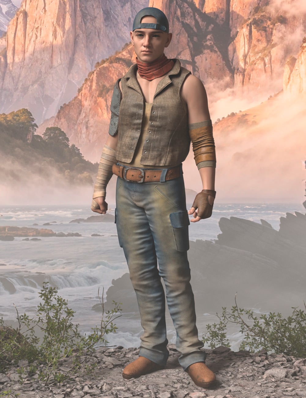 PN Ethan for Genesis 9 by: Pendragon, 3D Models by Daz 3D