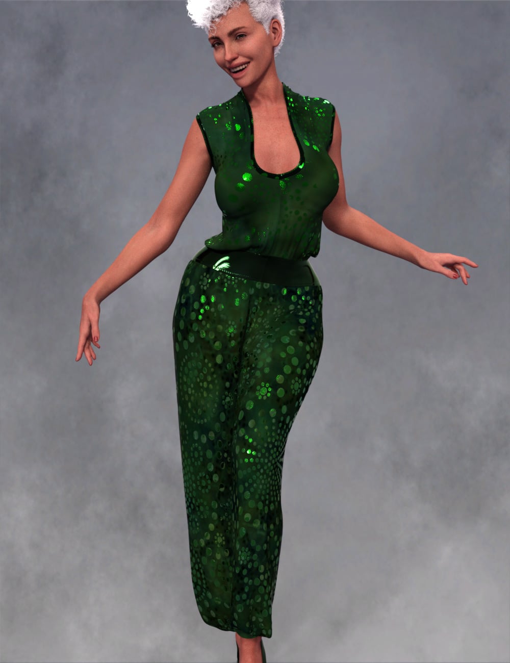 DNA Carter dForce Jumpsuit for Genesis 9 by: Donnena, 3D Models by Daz 3D
