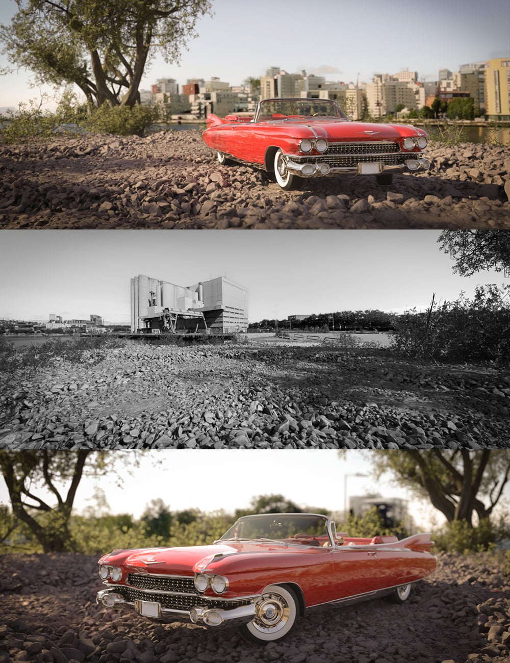 360 Scenes - Canal District by: Dreamlight, 3D Models by Daz 3D
