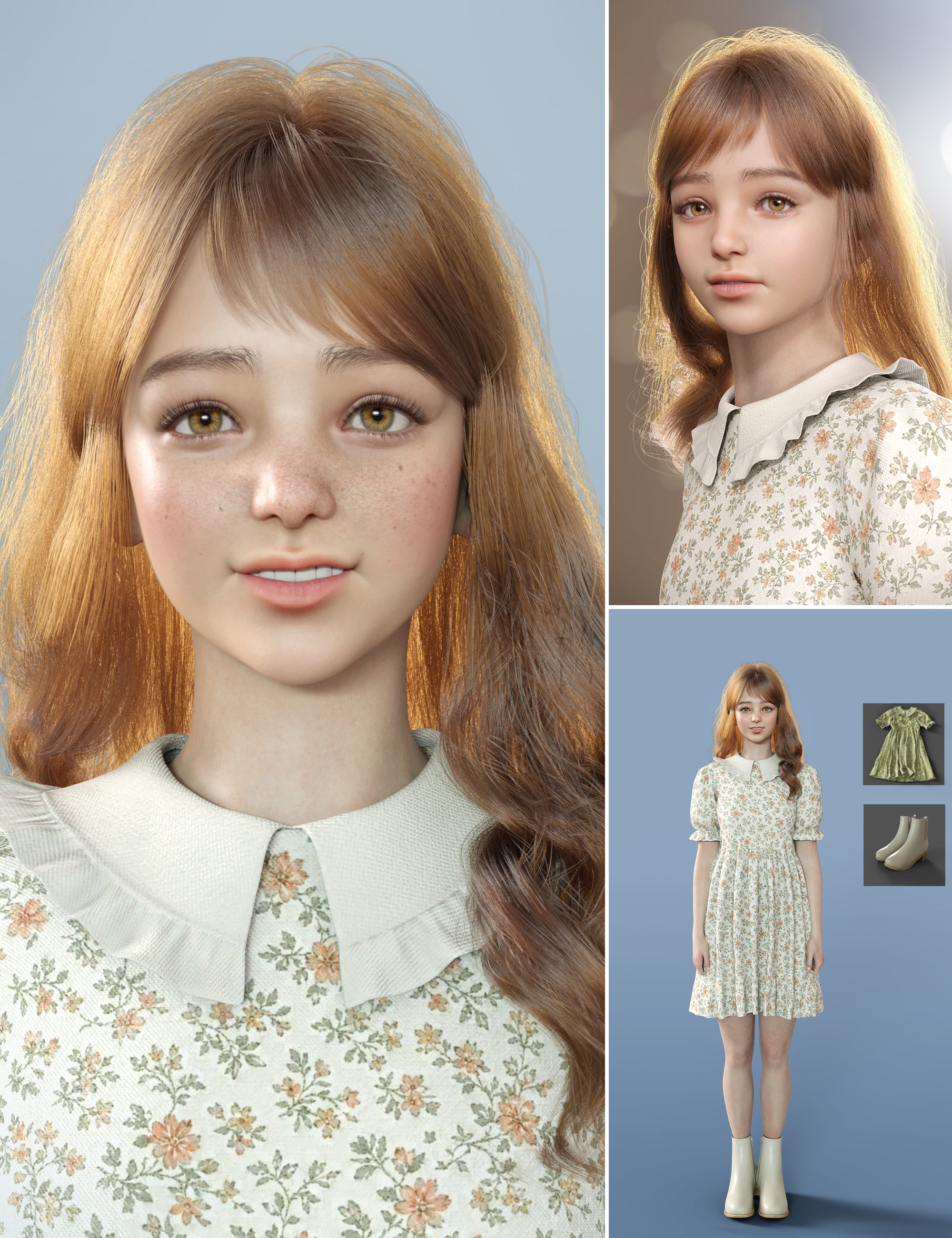 MB Vaani HD for Genesis 9 Feminine Bundle by: Magic Brush, 3D Models by Daz 3D