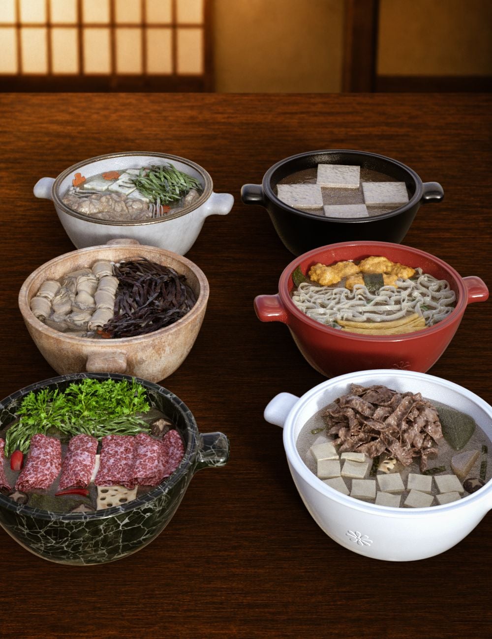 Japanese Food Collection Volume 2 by: JDA HDRI, 3D Models by Daz 3D