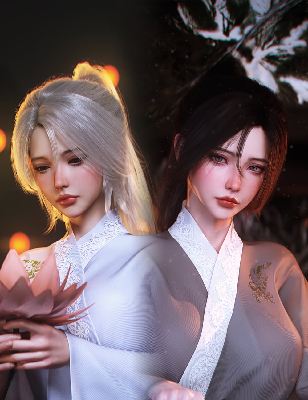 Noki Ruri HD for Genesis 9 Bundle by: Noki Saki, 3D Models by Daz 3D