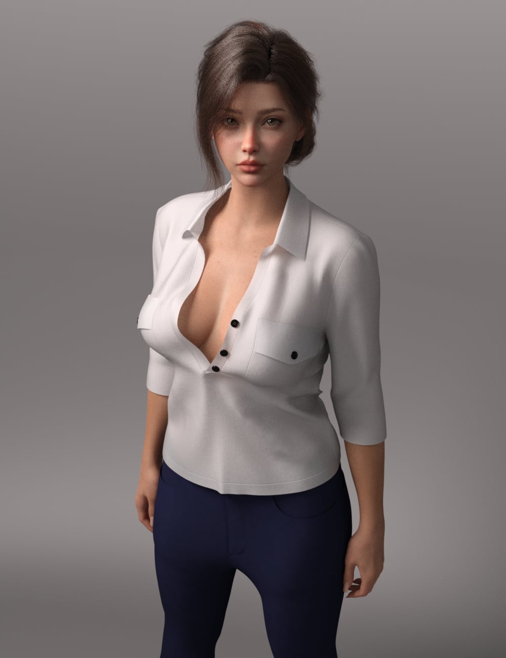 dForce EG Casual Matching Set for Genesis 9 by: Ergou, 3D Models by Daz 3D