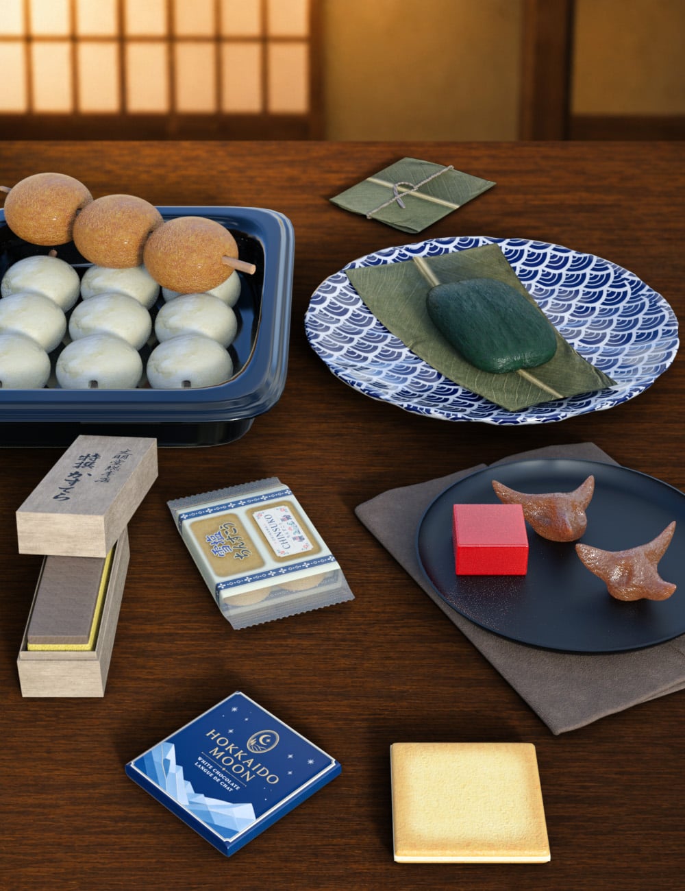 Japanese Food Collection Volume 4 by: JDA HDRI, 3D Models by Daz 3D