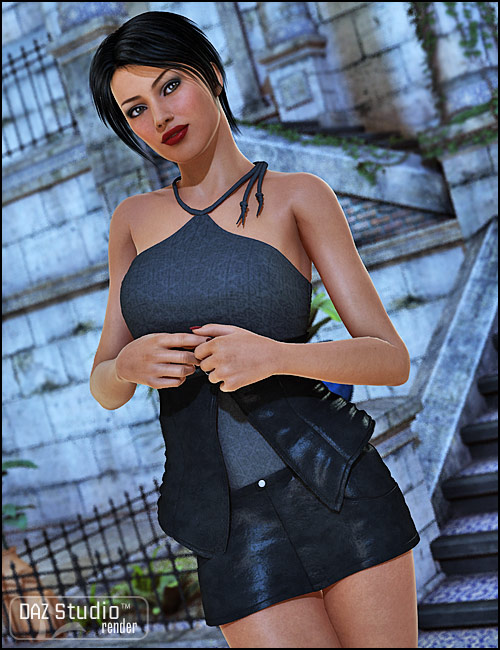 The La Paz Outfit by: SilencerSWAM, 3D Models by Daz 3D