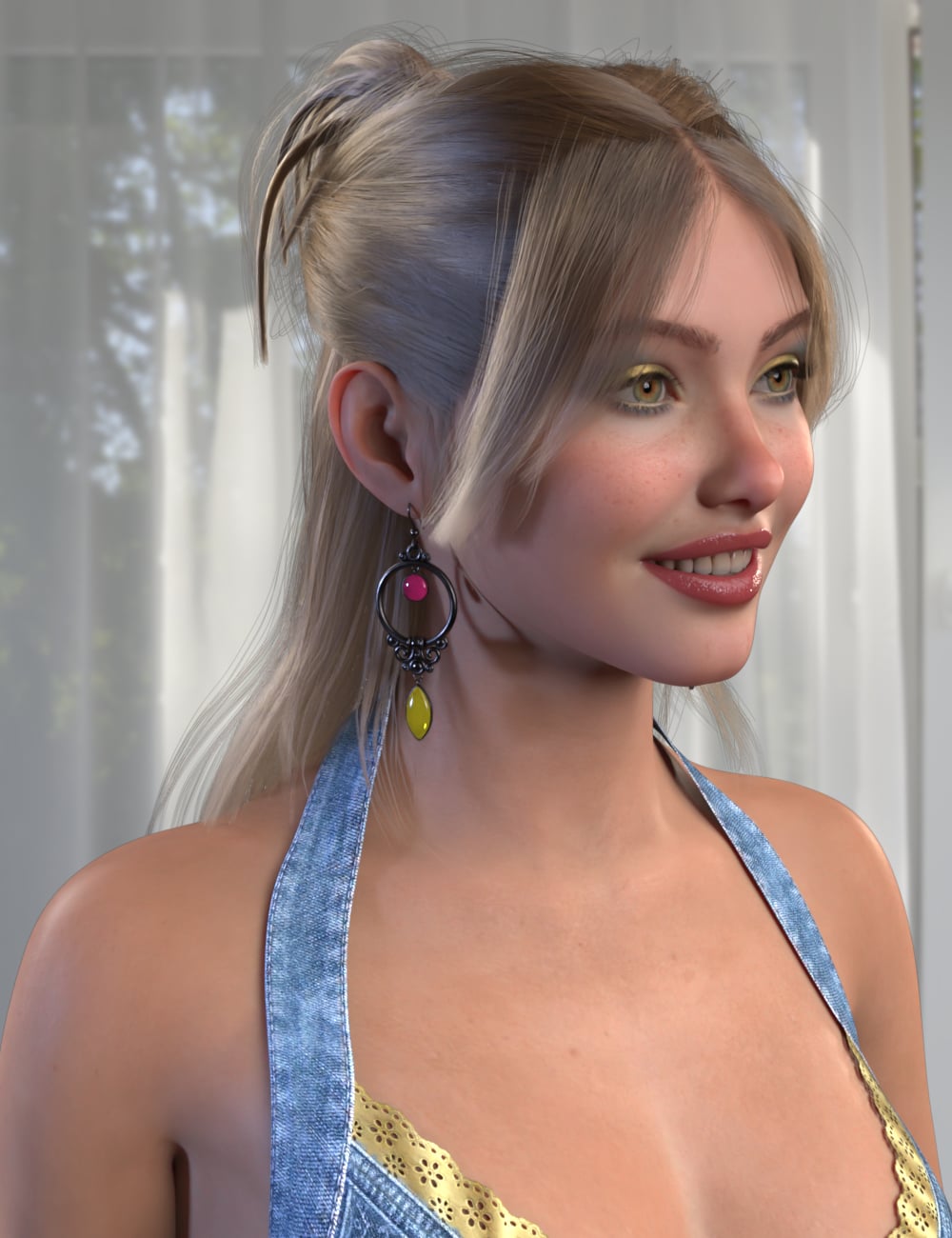 dForce Britney Hair Expansion by: Propschick, 3D Models by Daz 3D