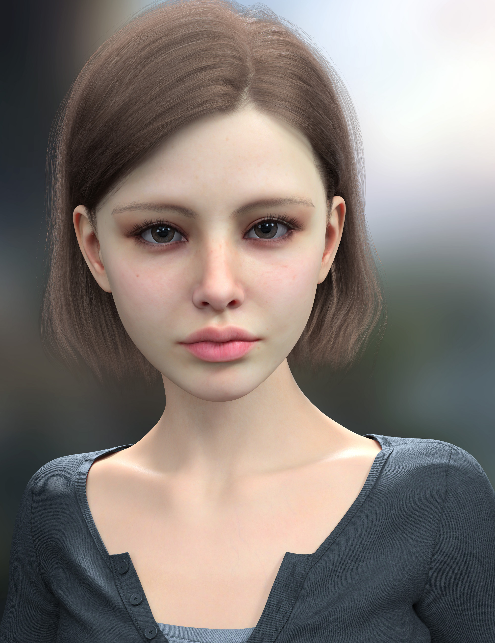 Vo Dew Young HD for Genesis 9 by: VOOTW, 3D Models by Daz 3D