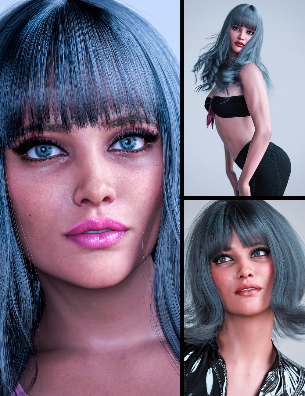 CJ Samantha 8k HD For Genesis 9 by: Colm Jackson, 3D Models by Daz 3D
