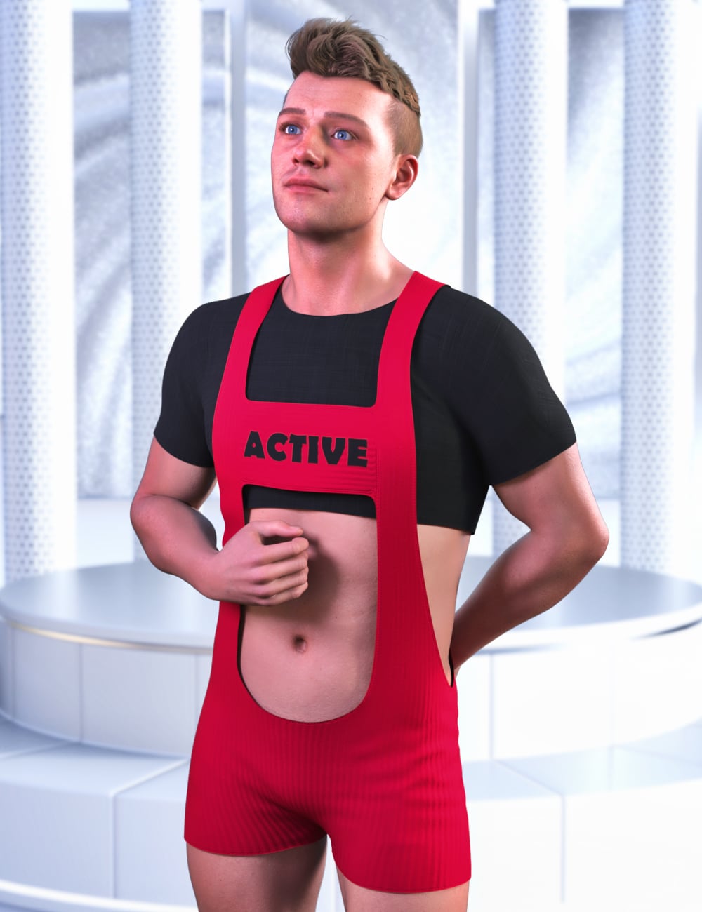 JMR dForce Leo Multipurpose Outfit for Genesis 9 and 8 Male by: JaMaRe, 3D Models by Daz 3D