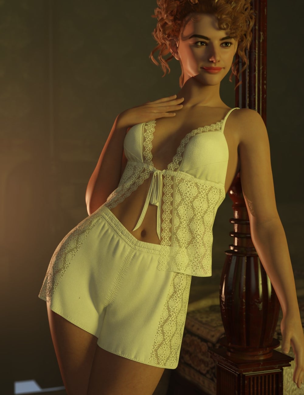 dForce Midnight Dreams Sleep Set for Genesis 9 and 8 Female by: Chris Cox, 3D Models by Daz 3D
