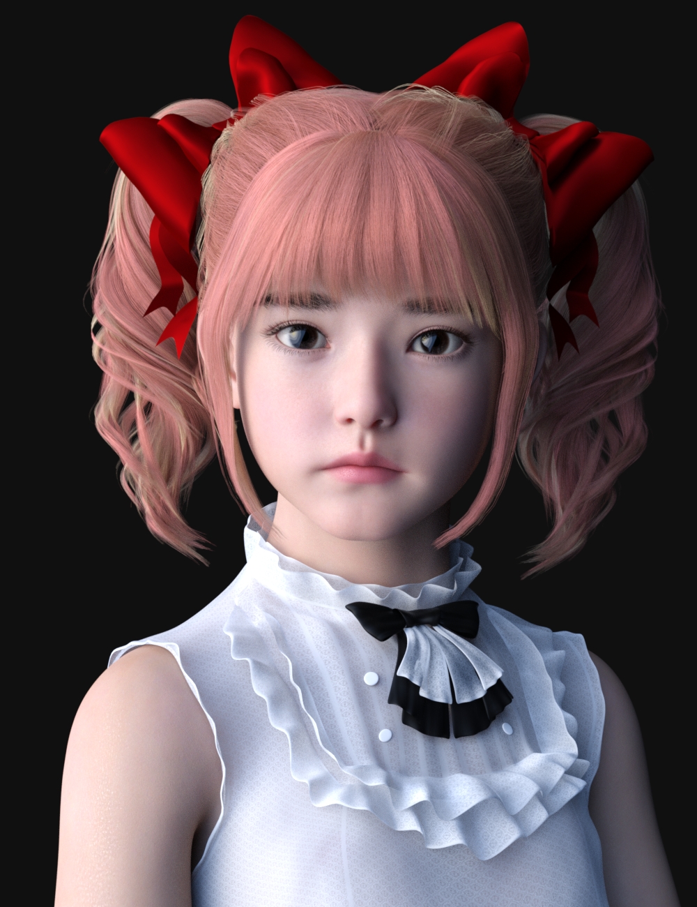 PA Pearly Hair for Genesis 9 Feminine by: Paragon, 3D Models by Daz 3D