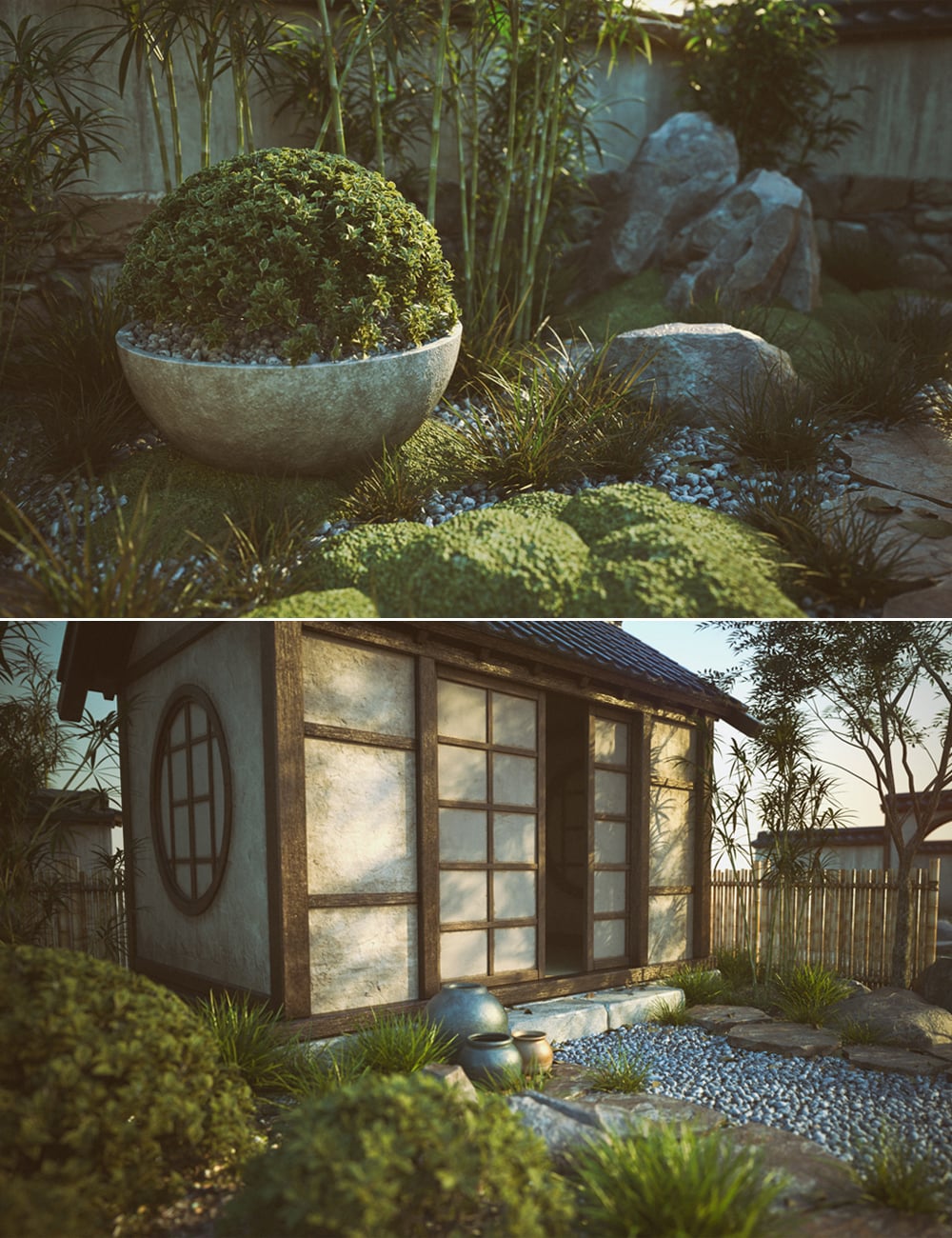 The Japanese Gardens by: Stonemason, 3D Models by Daz 3D