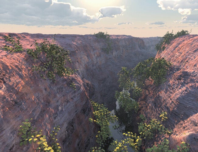 Bryce Pro IBL v TA Landscapes by: David Brinnen, 3D Models by Daz 3D
