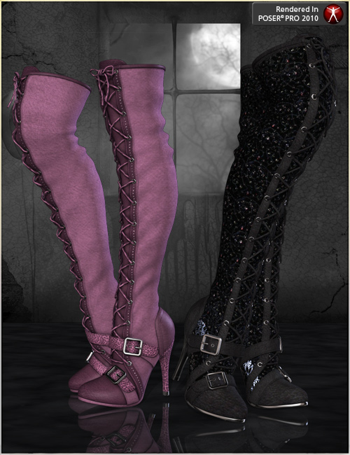 HOT Boots HOT Boots by: , 3D Models by Daz 3D
