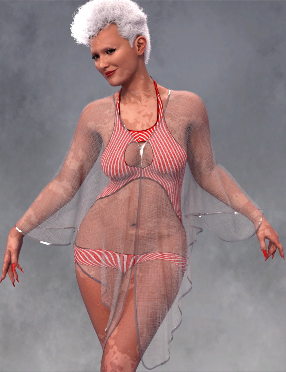 DNA Gracey dForce Swim Set for Genesis 9 by: Donnena, 3D Models by Daz 3D