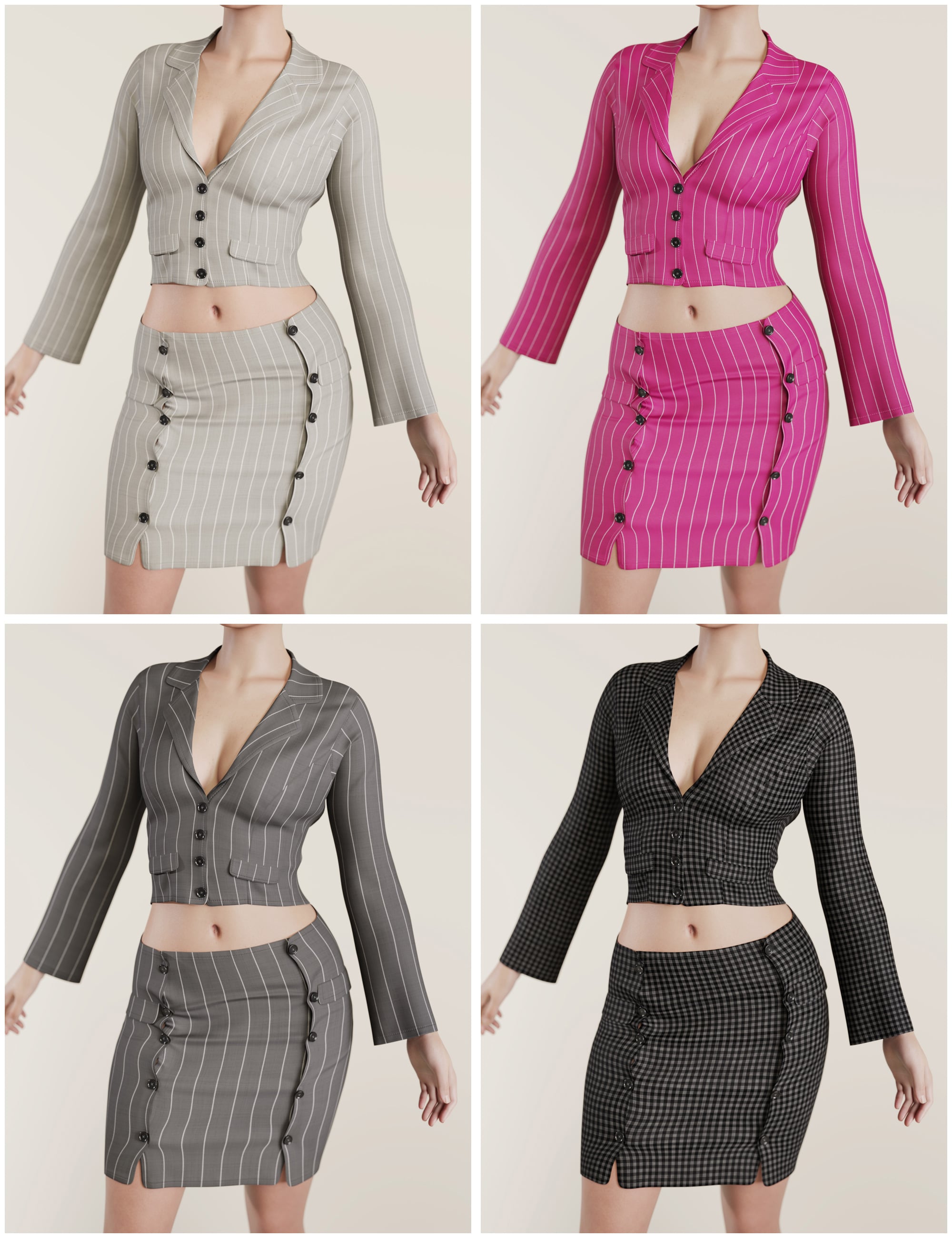 Textures Add-On for Too Much Work Outfit by: outoftouch, 3D Models by Daz 3D