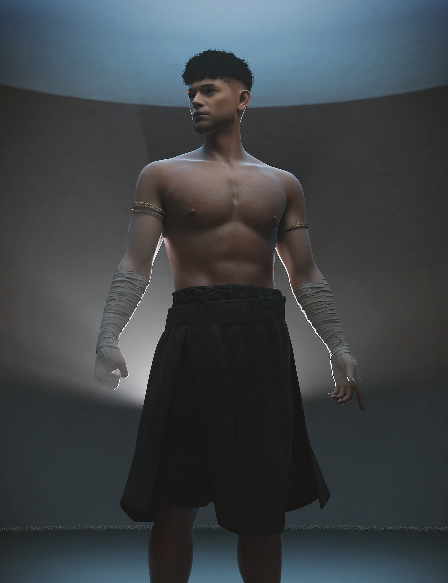 Artful Men - Pose Set 03 for Genesis 9 by: Saints By Saints, 3D Models by Daz 3D