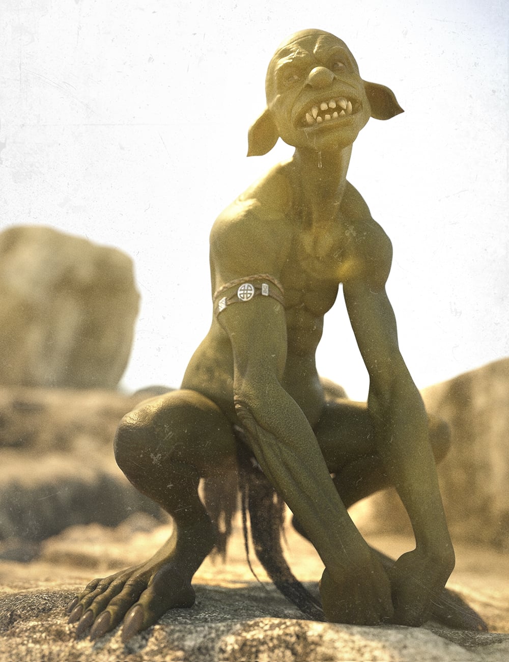 FN Gribble Goblin HD for Genesis 9 by: Feng, 3D Models by Daz 3D