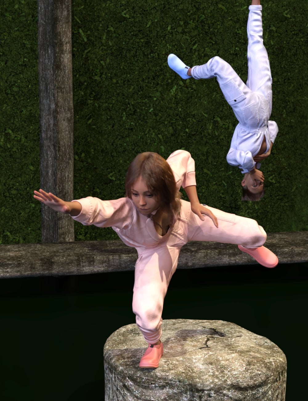 ATG Awkward Poses for Genesis 9, 8 and 8.1 Female by: atrilliongames, 3D Models by Daz 3D