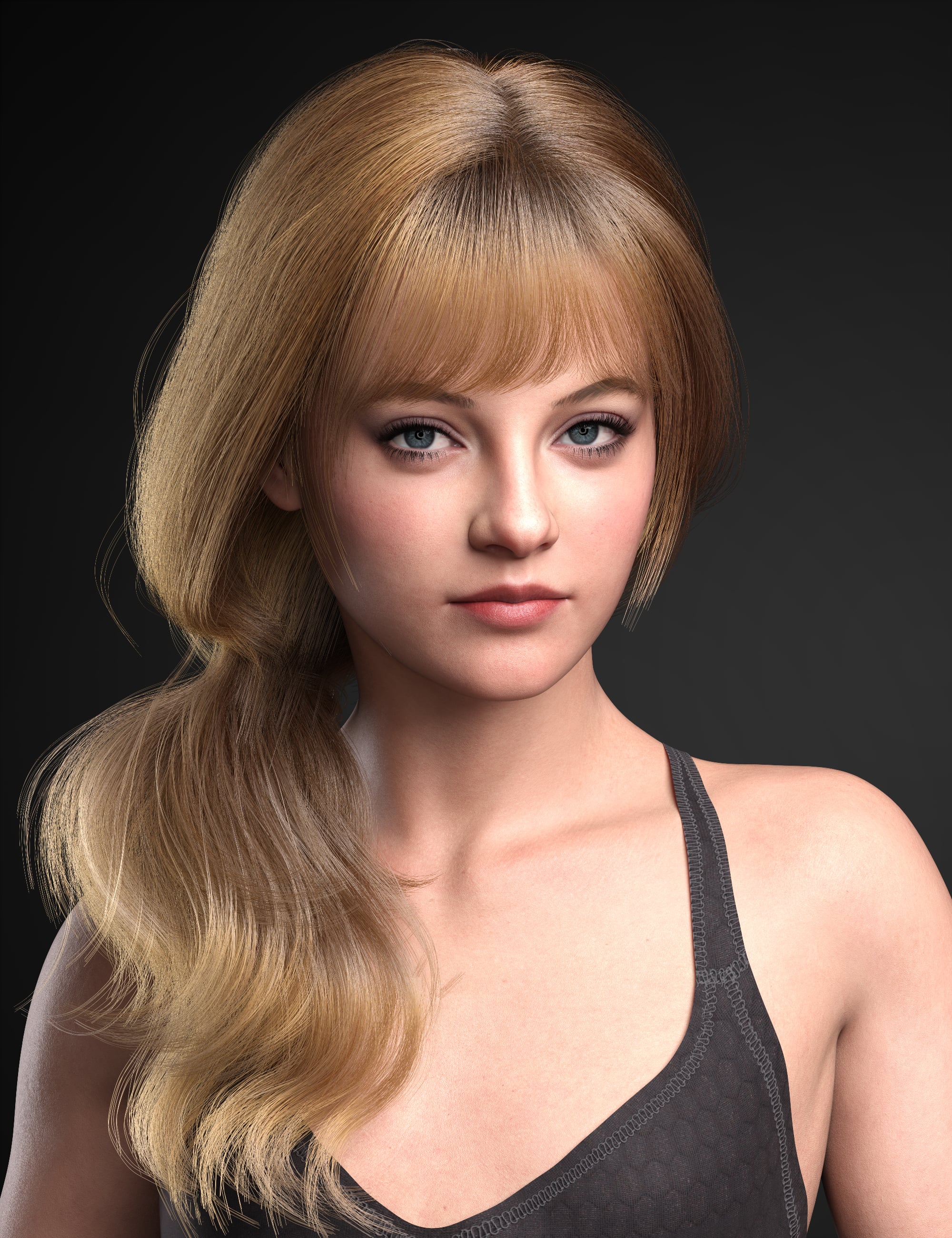 HID Clarice HD for Genesis 9 by: HID3D, 3D Models by Daz 3D