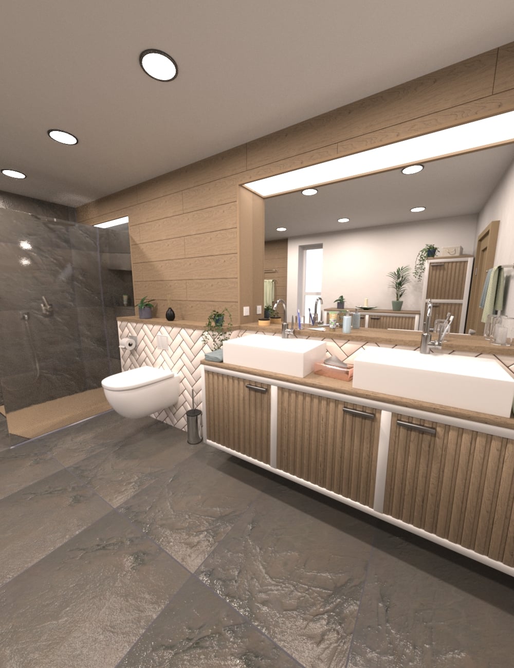 AF Modern Bathroom by: art-feld, 3D Models by Daz 3D
