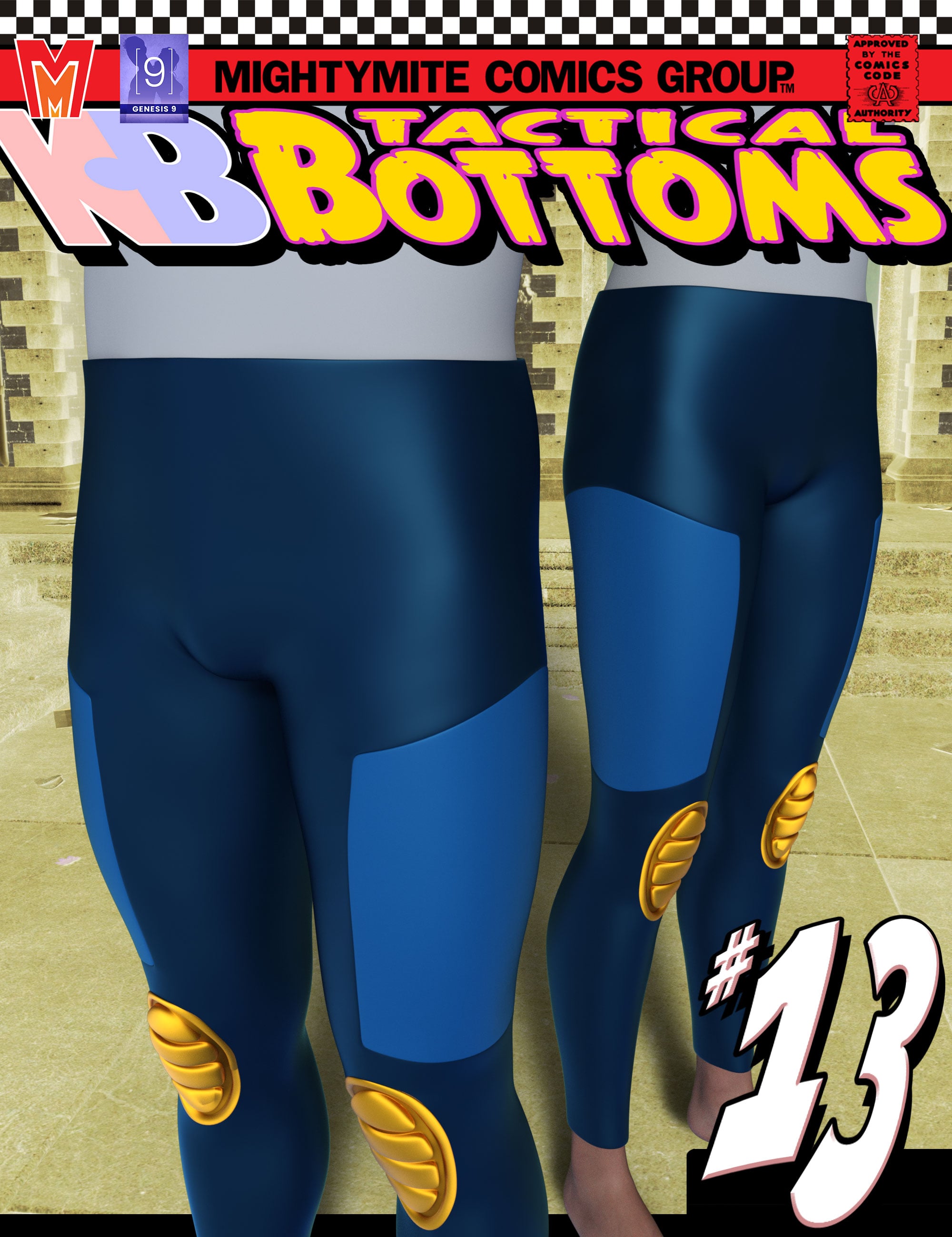 Tactical Bottoms 013 MMKBGenesis 9 by: MightyMite, 3D Models by Daz 3D