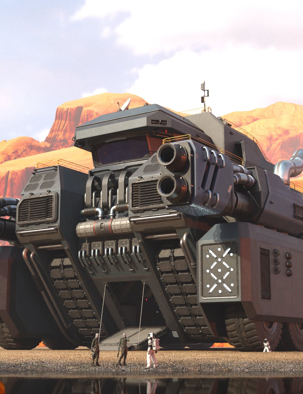 Mammoth Expedition Vehicle by: Feng, 3D Models by Daz 3D
