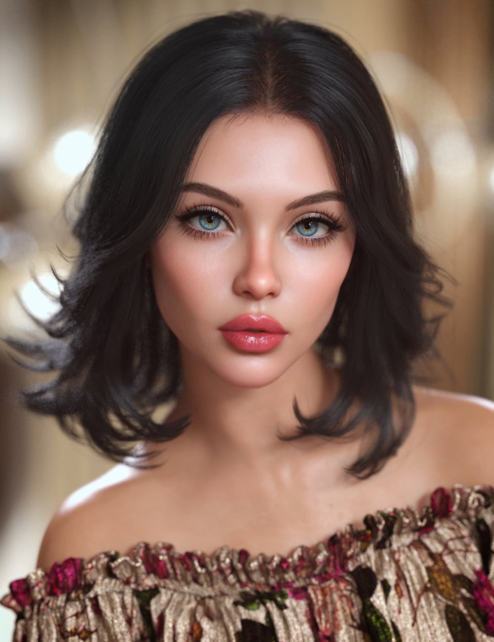 Addy Meelah and Expressions for Genesis 9 by: addy, 3D Models by Daz 3D