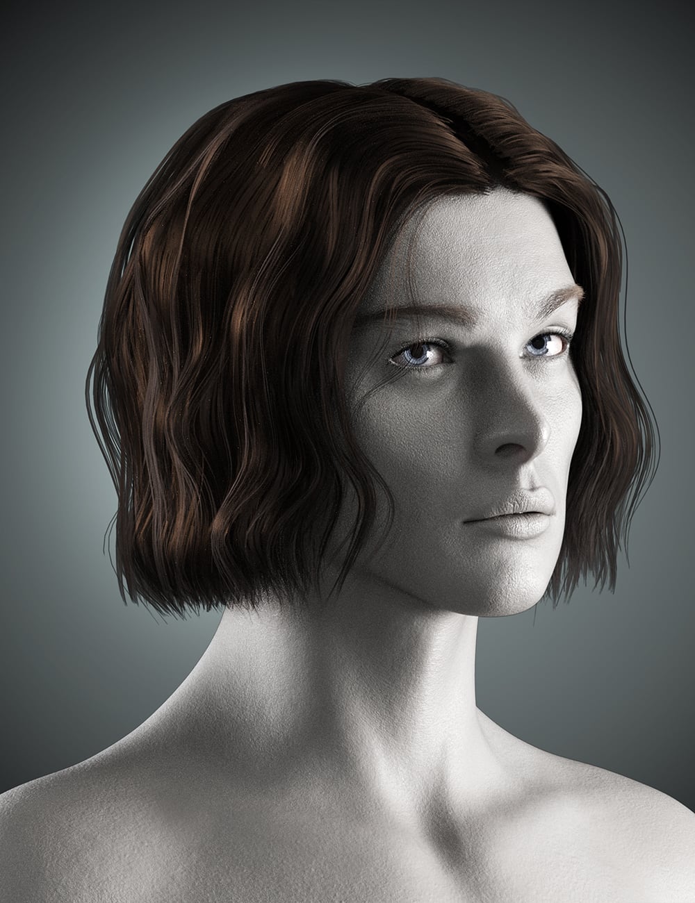 dForce Vilo Hair for Genesis 9 by: Chrryt, 3D Models by Daz 3D